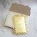 Gold Mirror Invitation Card Foiling Printing Latest Invitation Card
